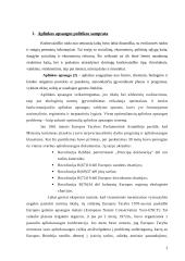 Europos Sąjungos aplinkosaugos politikos formavimas 3 puslapis