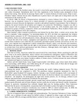 America’s history: 1865 - 1929