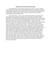 Apie kokius praradimus kalbama literatūroje?