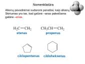 Nesotieji angliavandeniliai. Alkenai  18 puslapis
