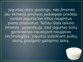 Biotechnologijos. Jogurto gamyba 3 puslapis