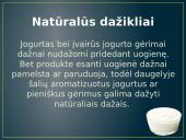 Biotechnologijos. Jogurto gamyba 5 puslapis