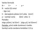 Laidininko elektrinė varža 4 puslapis