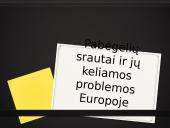 Pabėgėlių srautai ir jų keliamos problemos Europoje
