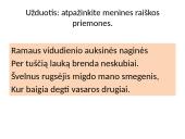 Meninės raiškos priemonės su pavyzdžiais 18 puslapis