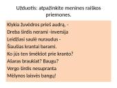 Meninės raiškos priemonės su pavyzdžiais 20 puslapis