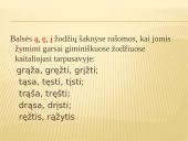 Nosinių balsių rašymas žodžių šaknyse 4 puslapis