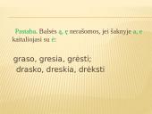 Nosinių balsių rašymas žodžių šaknyse 5 puslapis