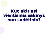 Sudėtinių sakinių kartojimas 2 puslapis