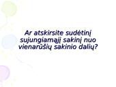 Sudėtinių sakinių kartojimas 5 puslapis