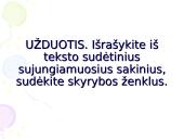 Sudėtinių sakinių kartojimas 7 puslapis