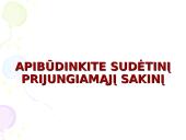 Sudėtinių sakinių kartojimas 9 puslapis