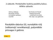 Lietuvių kalbos pamoka: dalyvių rūšys 11 puslapis