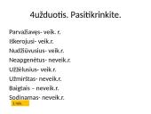 Lietuvių kalbos pamoka: dalyvių rūšys 16 puslapis