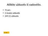Lietuvių kalbos pamoka: dalyvių rūšys 17 puslapis