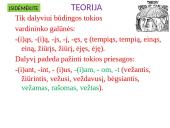 Lietuvių kalbos pamoka: dalyvių rūšys 8 puslapis