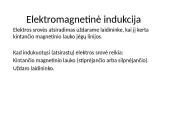 Elektromagnetinė indukcija - teorija