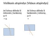 Šviesos lūžis. Truputis matematikos 7 puslapis