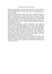 Kas žmogų sieja su gimtaisiais namais? Rašinys