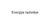Energija ląstelėje