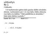 Glaudžiamojo lęšio židinio nuotolio ir laužiamosios gebos apskaičiavimas 11 puslapis