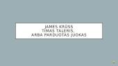 James Krüss. Timas Taleris, arba parduotas juokas