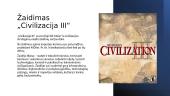 Biblijos pasakojimo apie Babelio bokštą lyginimas su kompiuteriniu žaidimu „Civilizacija III“ 2 puslapis