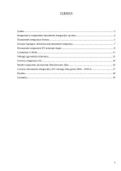 Tarptautinė ekonominė integracija Europos Sąjungos (ES) sistemoje 3 puslapis