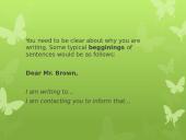 How to write semi-formal emails/letters 17 puslapis