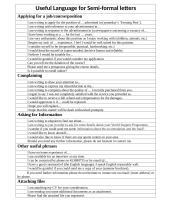 Semi-formal letter material table 2 puslapis