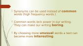Why are synonyms important? 5 puslapis
