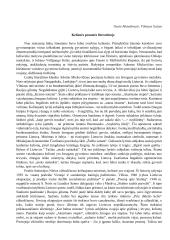 Kelionės prasmės literatūroje (Mickevičius, Nėris)