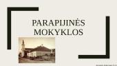 Parapijinės mokyklos