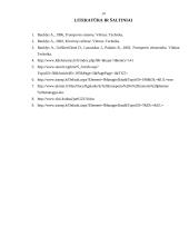 Tarptautinis bendradarbiavimas transporto srityje 14 puslapis