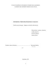 Studento inžinerinių tyrinėjimų praktikos užduotys ir jų atlikimas 4 puslapis