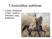 T. Kosciuškos sukilimas 