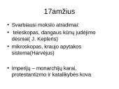 17 amžiaus svarbiausi istoriniai įvykiai  2 puslapis
