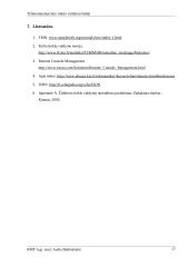 Telekomunikacinio tinklo valdymo būdai 18 puslapis