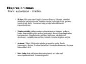 Klasikinis modernizmas. Pagrindinės XX a. I p. kryptys 6 puslapis