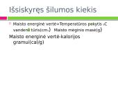 Mityba ir virškinimas. Maistas - energijos šaltinis 10 puslapis
