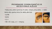 Monohibridinis kryžminimas ir lyties nustatymas 5 puslapis