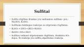 Sulfito rūgštis. Sulfitai. Vandenilio sulfidas 3 puslapis