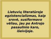 Lietuvių literatūra Antrojo pasaulinio karo ir pokario metais 7 puslapis
