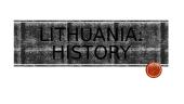 Lithuania: History