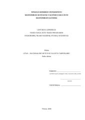 Litas - nacionalinė Lietuvos valiuta tarpukariu 1 puslapis