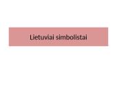 Simbolizmas, jo bruožai 13 puslapis