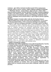 Lietuvos istorija nuo Mindaugo iki 1492 m. Aleksandro privilegijos 4 puslapis