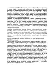 Lietuvos istorija nuo Mindaugo iki 1492 m. Aleksandro privilegijos 5 puslapis