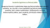 Lietuvių kalbos ryšiai su kitomis pasaulio kalbomis 10 puslapis