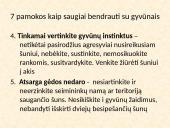 Saugus elgesys su gyvūnais (dalyvauti kuriant saugią, darnią aplinką sau, bendruomenei ir gyvūnams)  9 puslapis